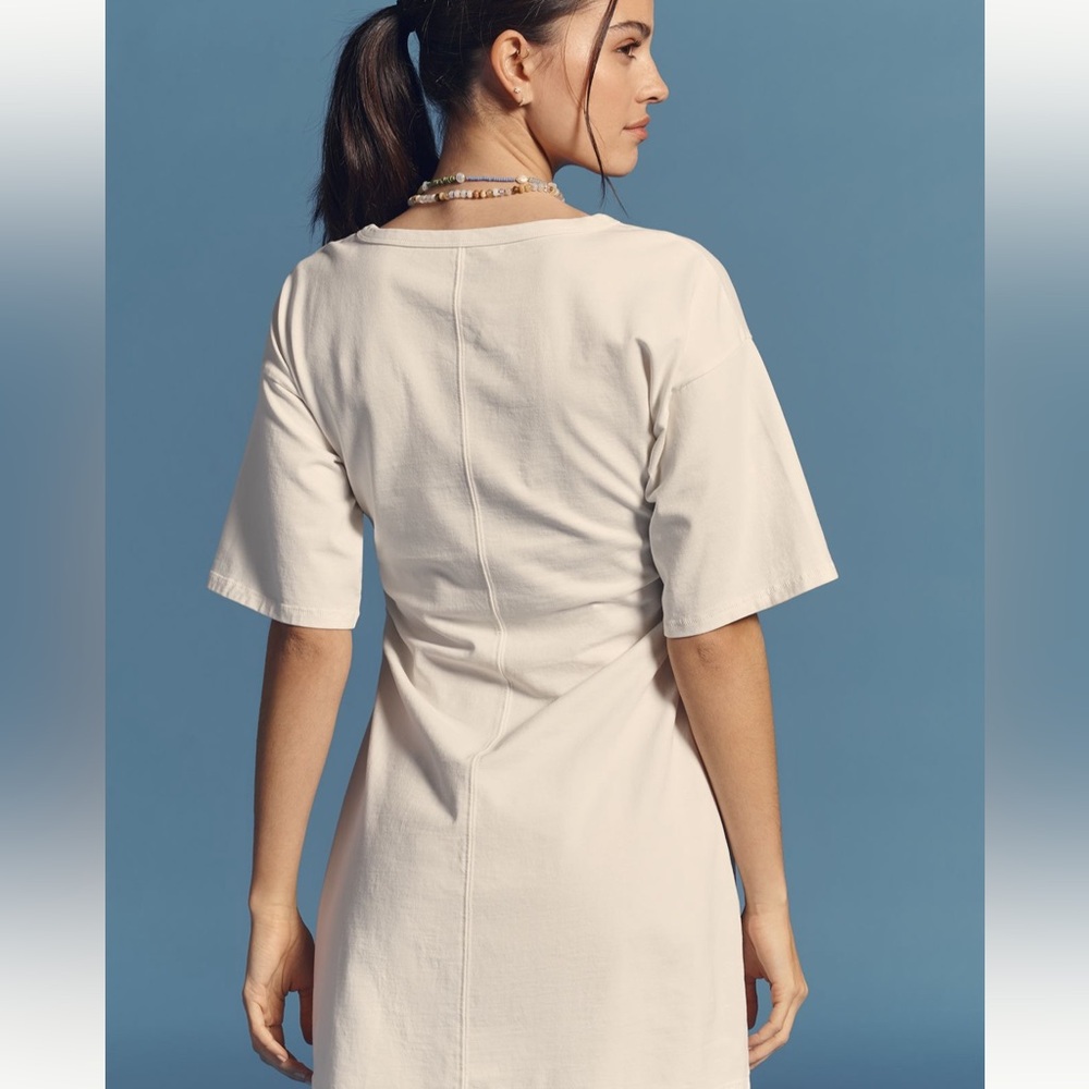 Anthropologie Daily Practice Field Day Short Sleeve T Shirt Dress Size Small - Picture 2 of 7